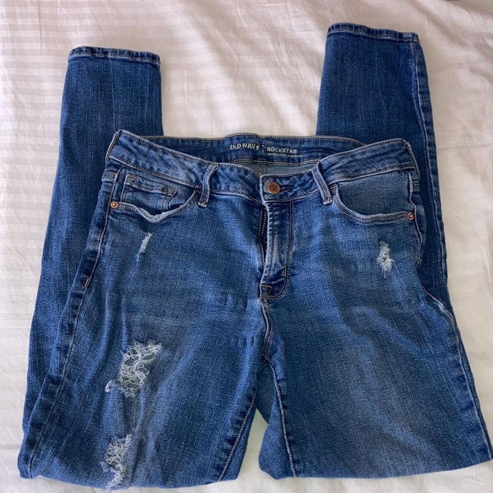 Distress jeans